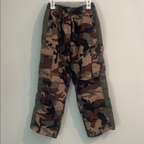 Camo pants netted pockets 10/12 elastic pants boys - Picture 1 of 6